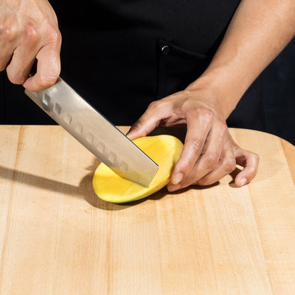 Damascus Steel Nakiri Knife, 6.5"