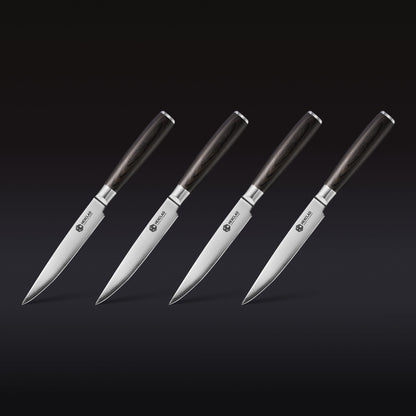 Steak Knife & Bistecca Plate Set, 8-pc (Espresso)