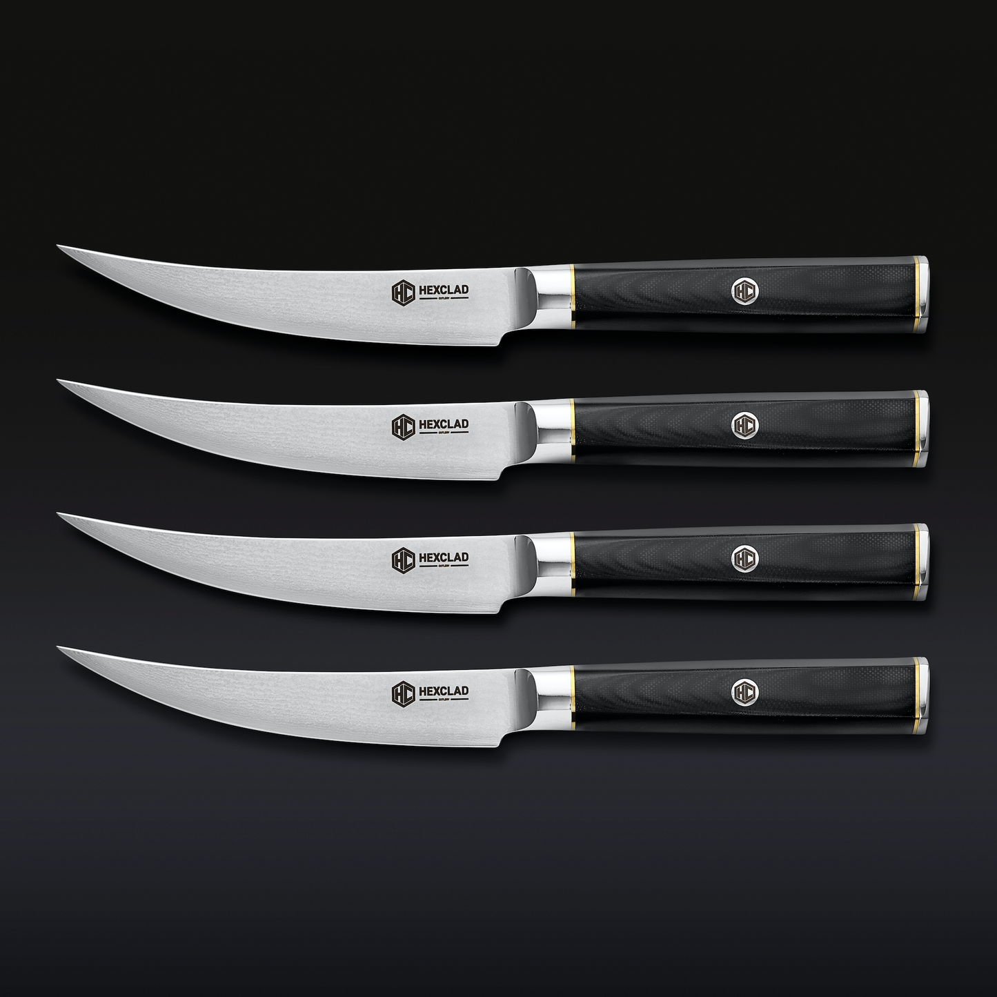 Master Series Damascus Steel Steak Knife Set, 4-pc
