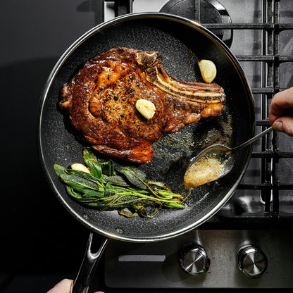 Hybrid Fry Pan Set with Lids, 6pc