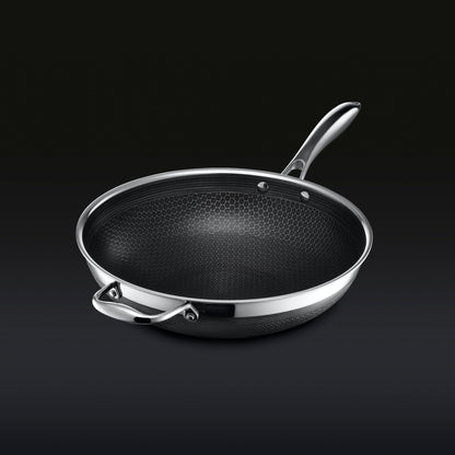 Hybrid Wok with Lid, 12"