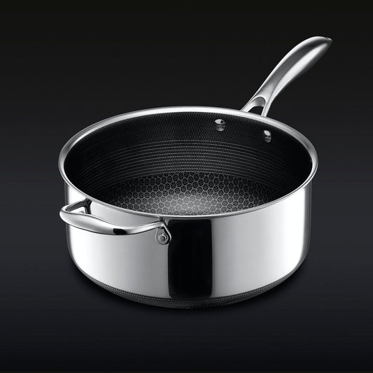 Hybrid Saucepan with Lid, 5-Qt